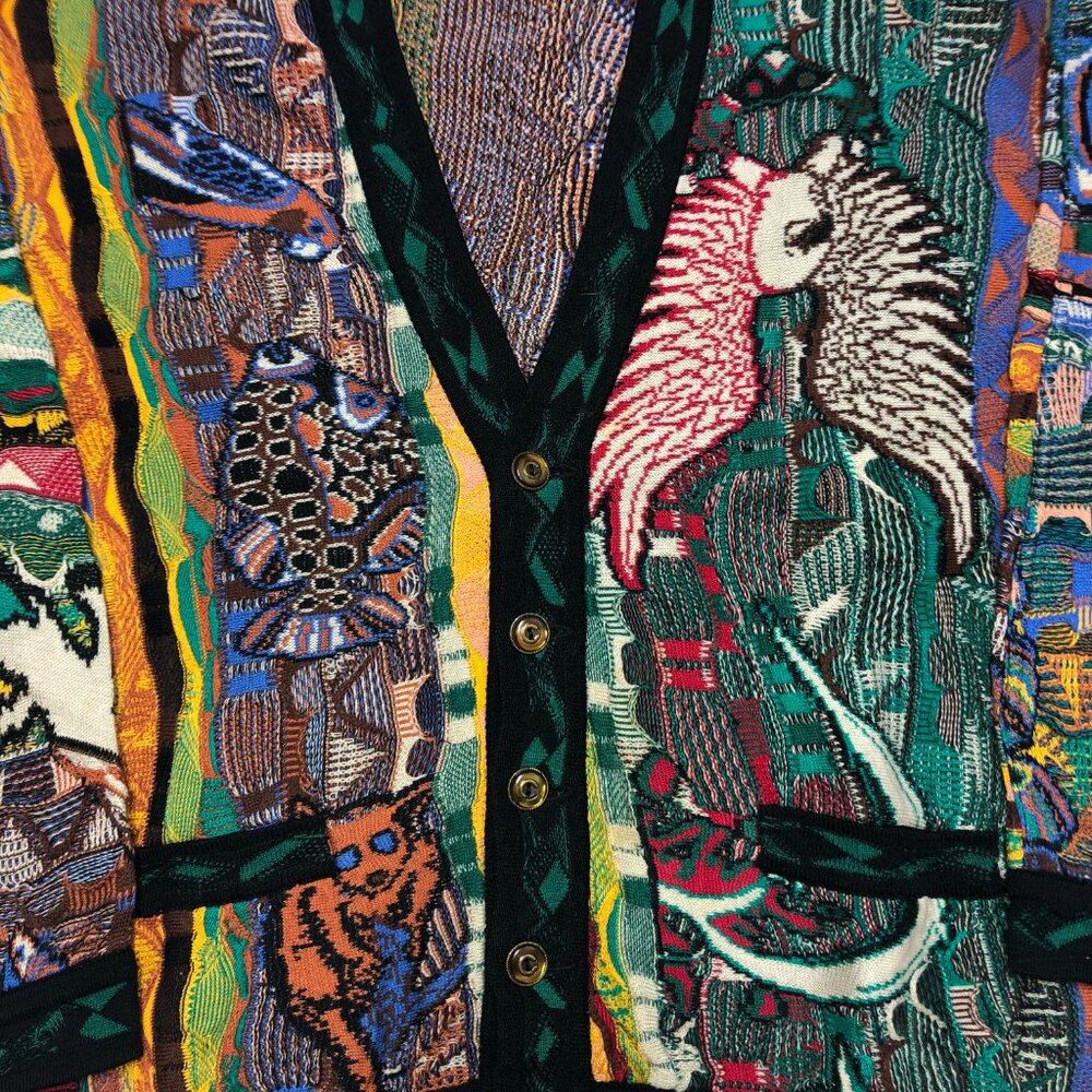 coogi cardigan rare animal patterns - Picture 3 of 9